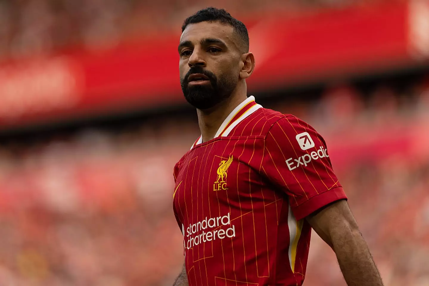 Mo Salah gave his thoughts on the treatment of Trent Alexander-Arnold (Credit:Getty)