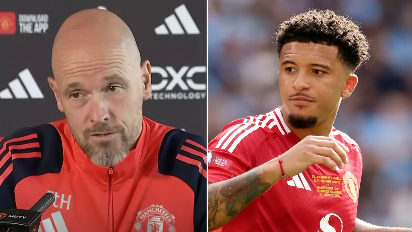 Erik ten Hag issues telling four-word response when asked if Jadon Sancho will stay at Man Utd