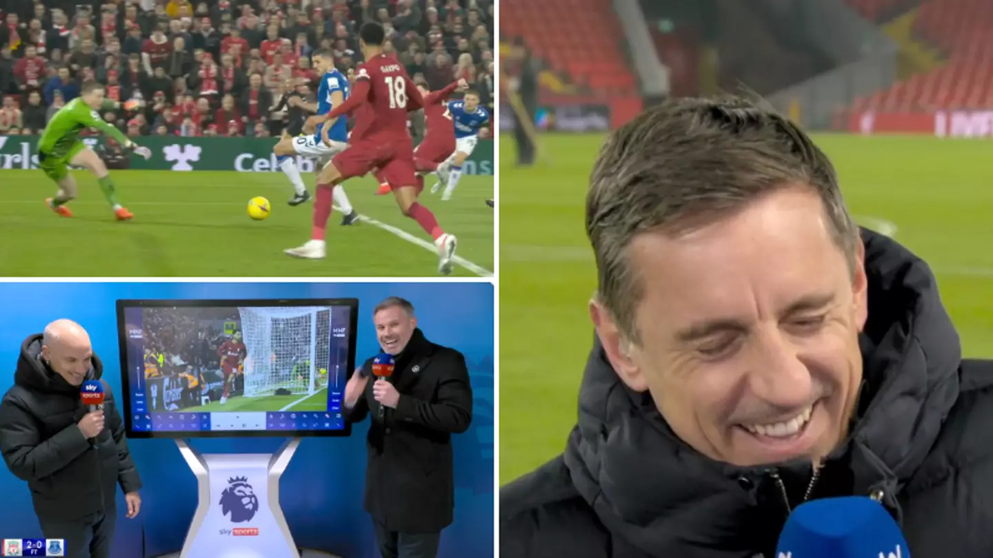 Gary Neville hilariously bullies Jamie Carragher about the 'Carragher Zone'