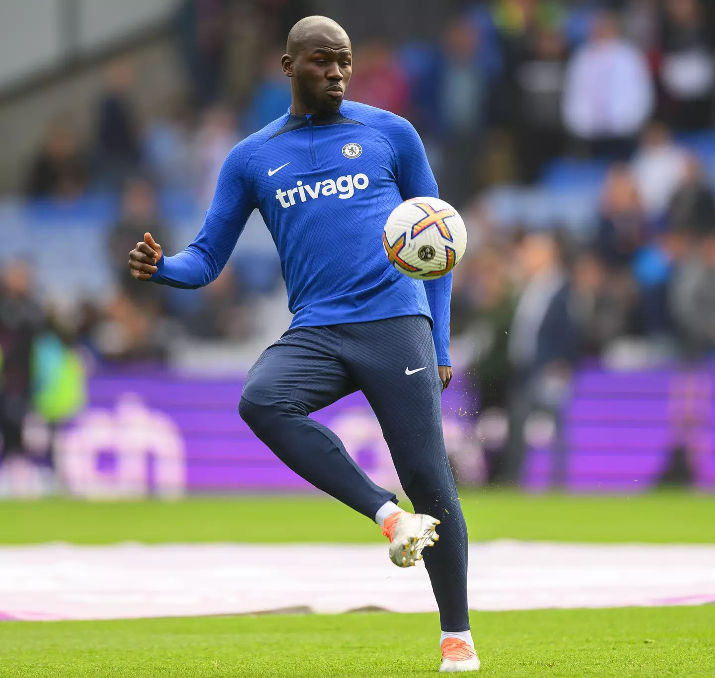 Chelsea's Kalidou Koulibaly during the Premier League match against Crystal Palace. (Alamy)