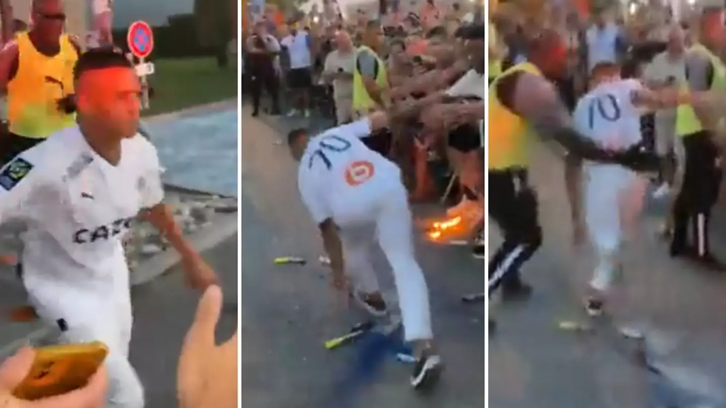 Alexis Sanchez almost suffers the 'fastest injury ever after a transfer' at Marseille unveiling