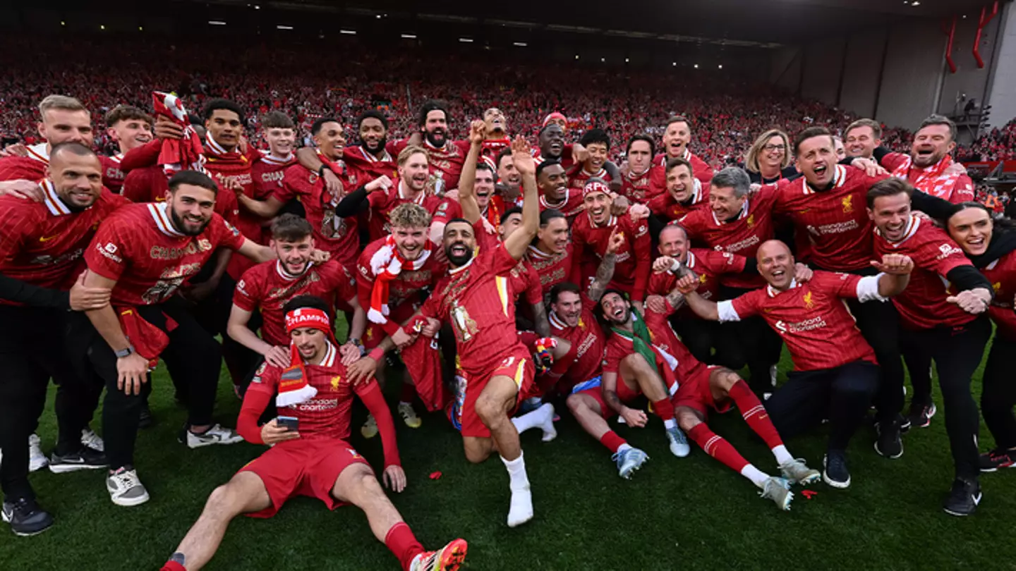 Liverpool star 'facing FA sanction' for breaking strict IFAB rule during Spurs title-winning celebrations
