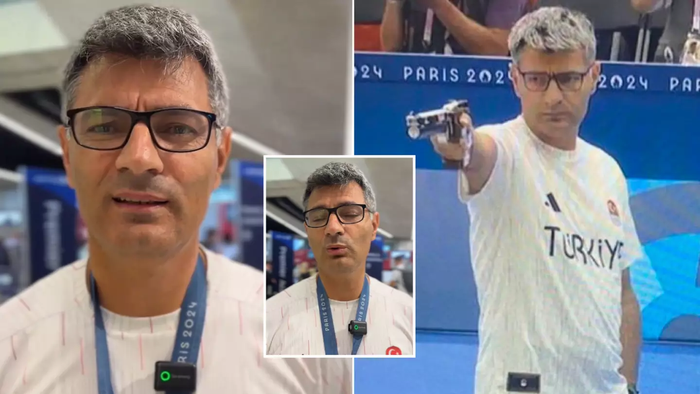 Olympic shooter breaks his silence after going viral for having no specialist equipment and still winning a medal