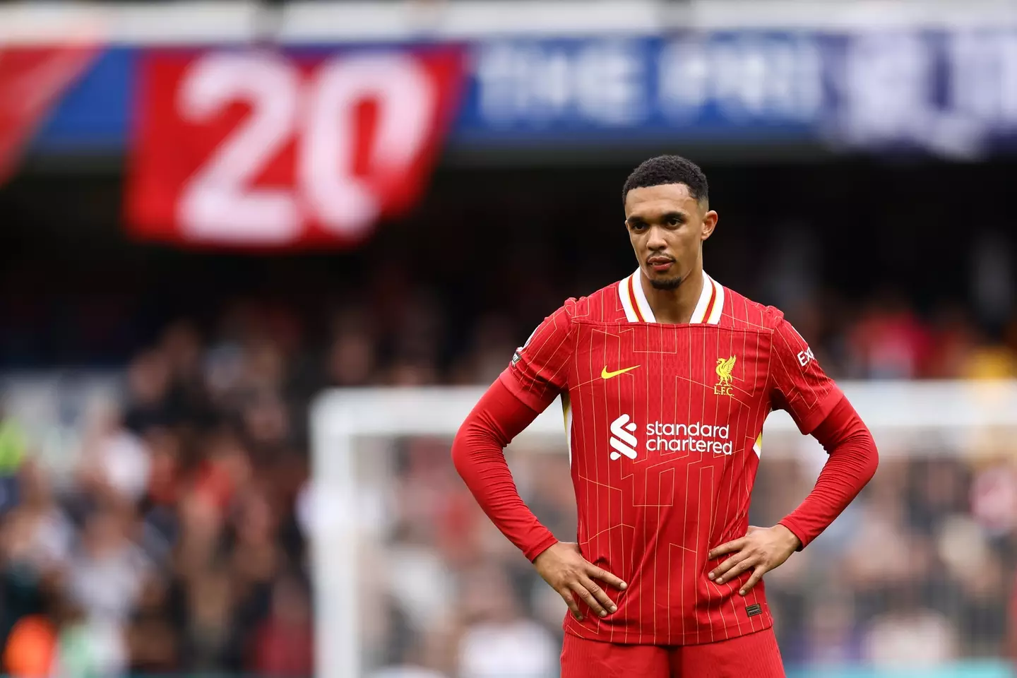 Trent Alexander-Arnold in action for Liverpool. Image: Getty