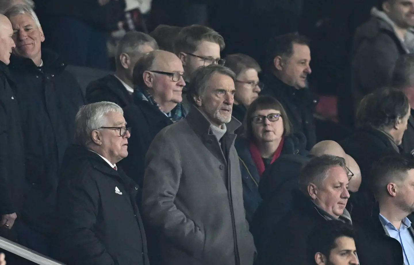 Sir Jim Ratcliffe has been a regular attendee of Man Utd fixtures this season (Image: Getty)