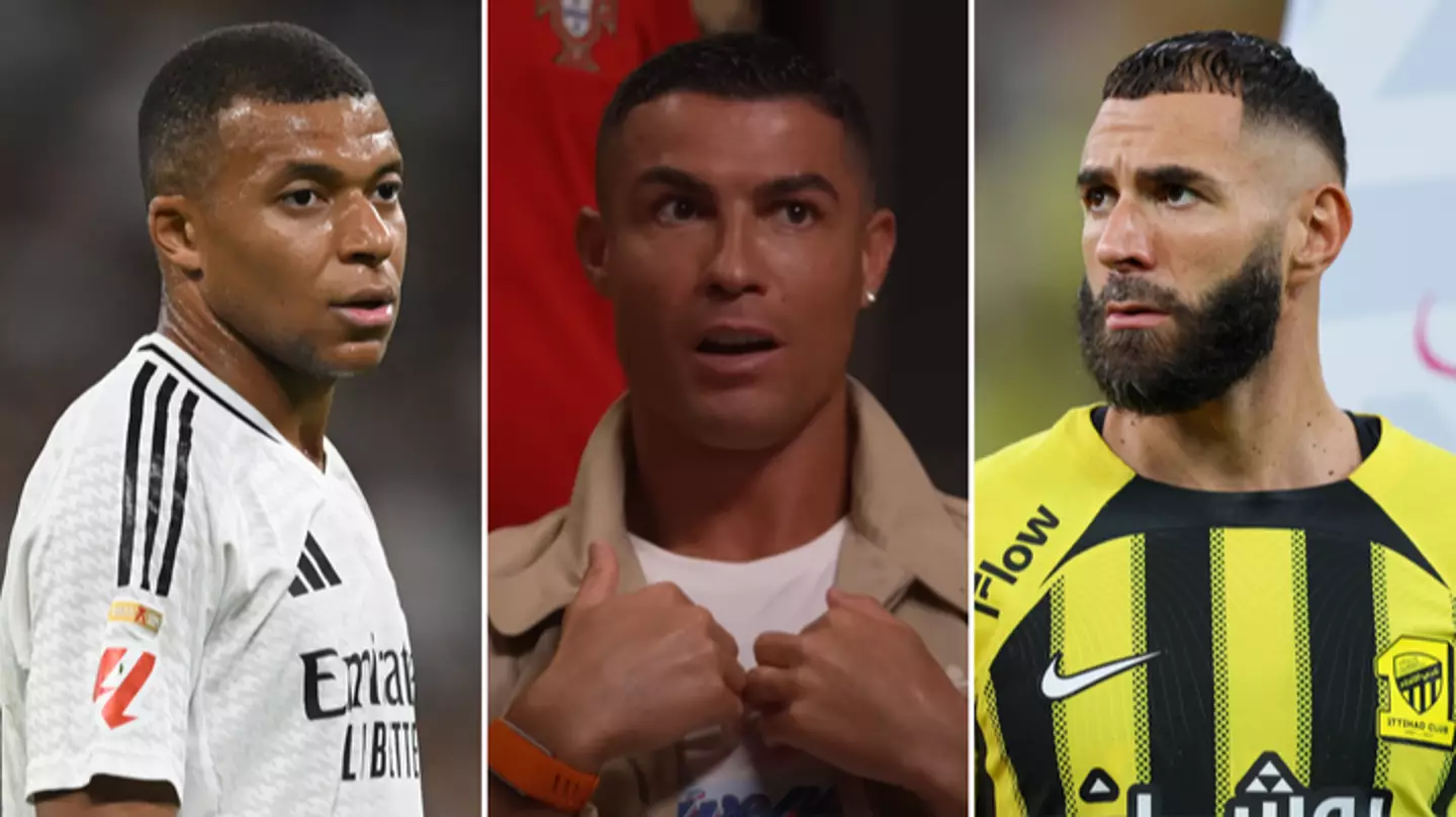 Cristiano Ronaldo didn't hesitate when picking between Karim Benzema and Kylian Mbappe