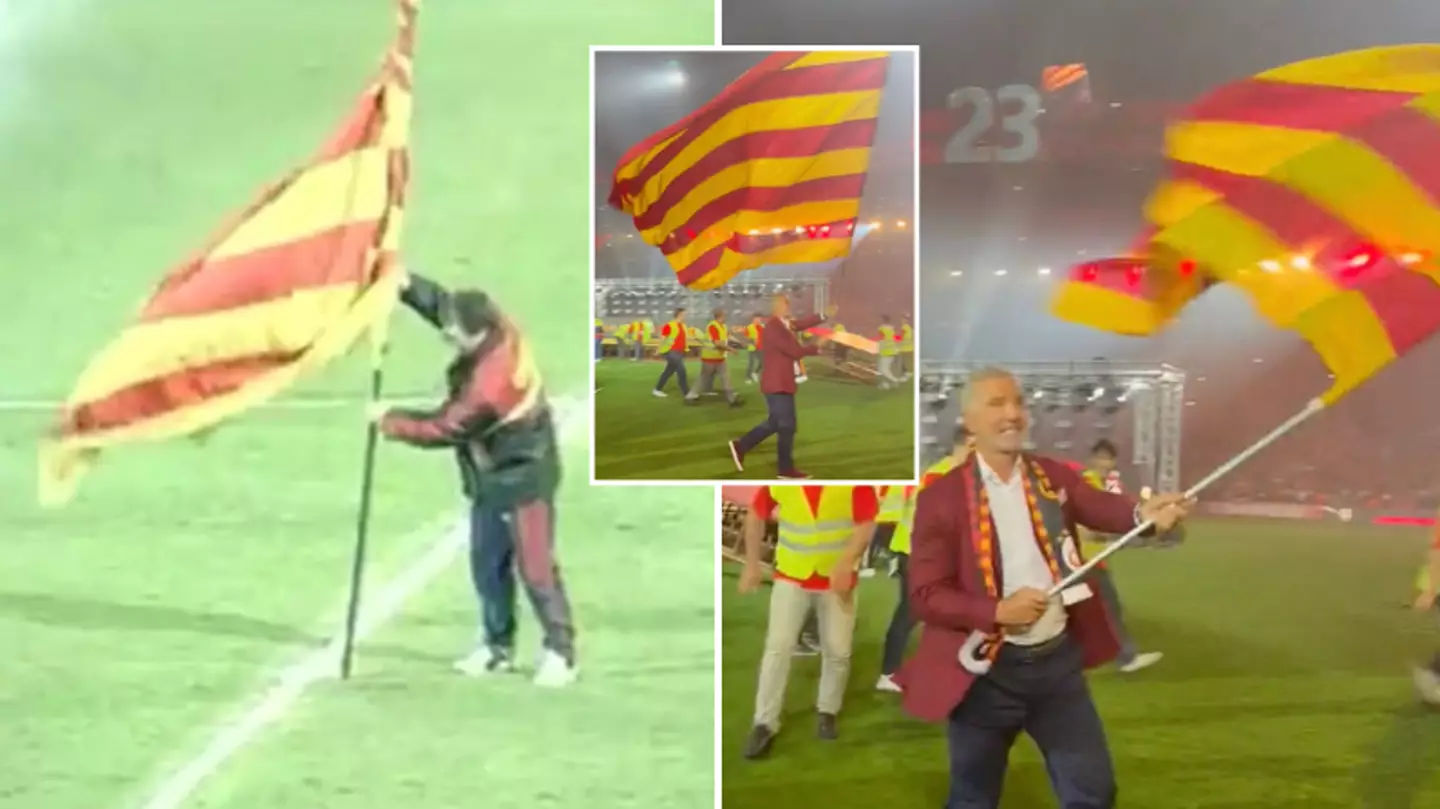 Graeme Souness leads Galatasaray's title celebrations as he recreates infamous flag moment in brilliant scenes