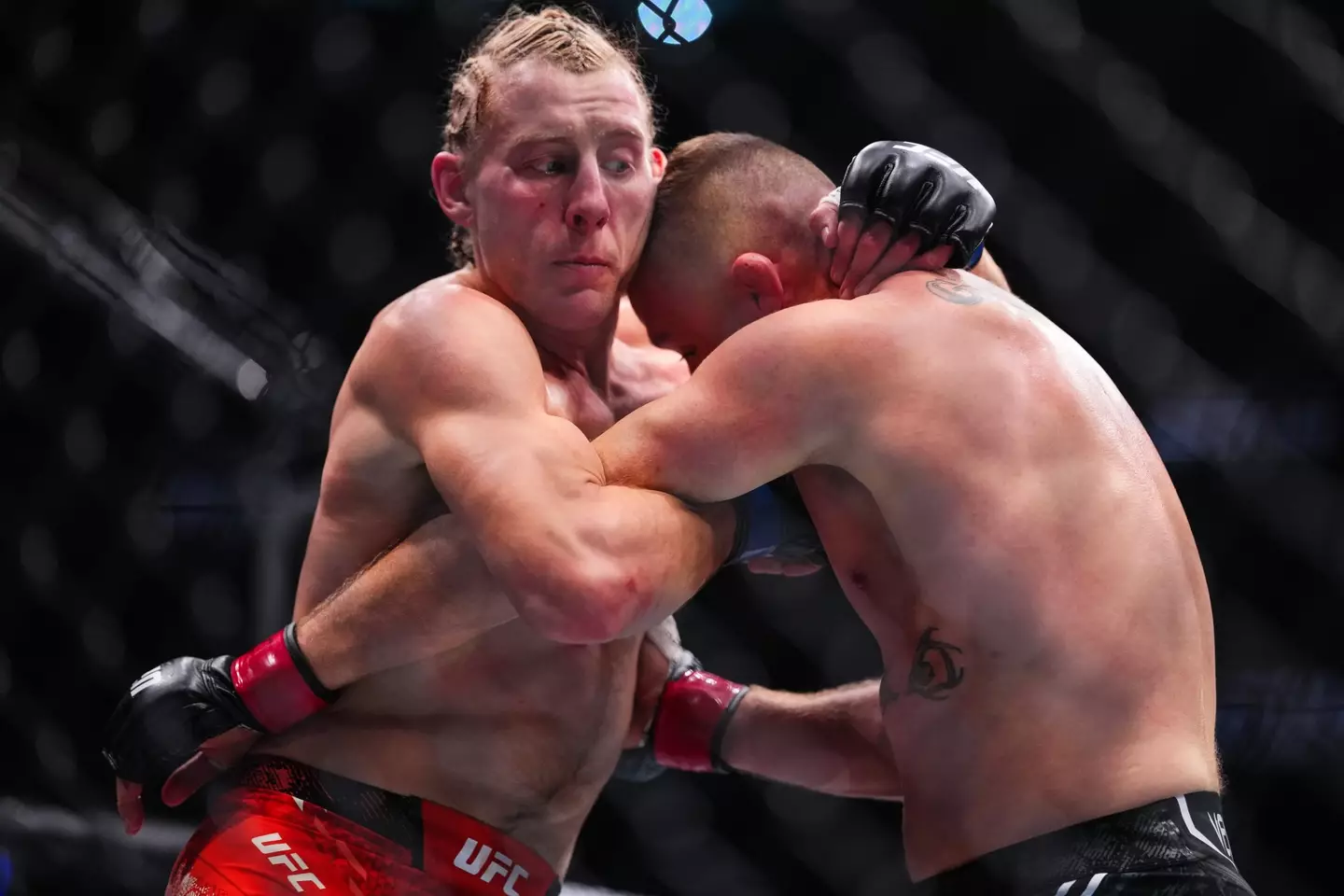 Paddy Pimblett was beaten by Justin Gaethje. Image: Getty
