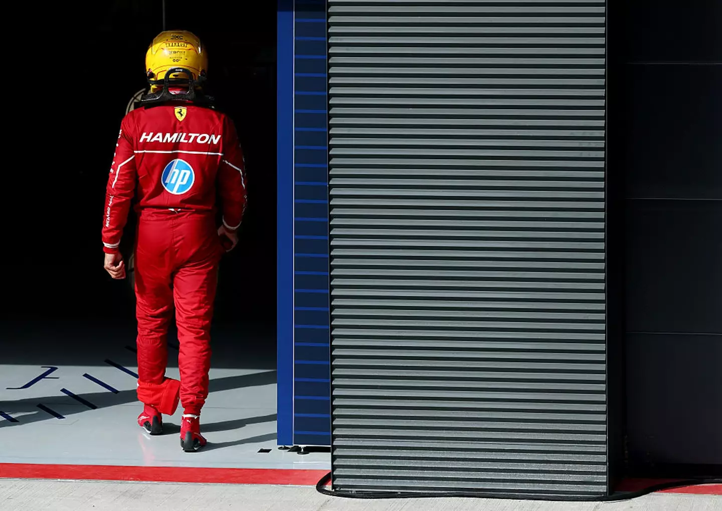 Hamilton's recent comments has cast doubt over his future at Ferrari. (Image: Getty)