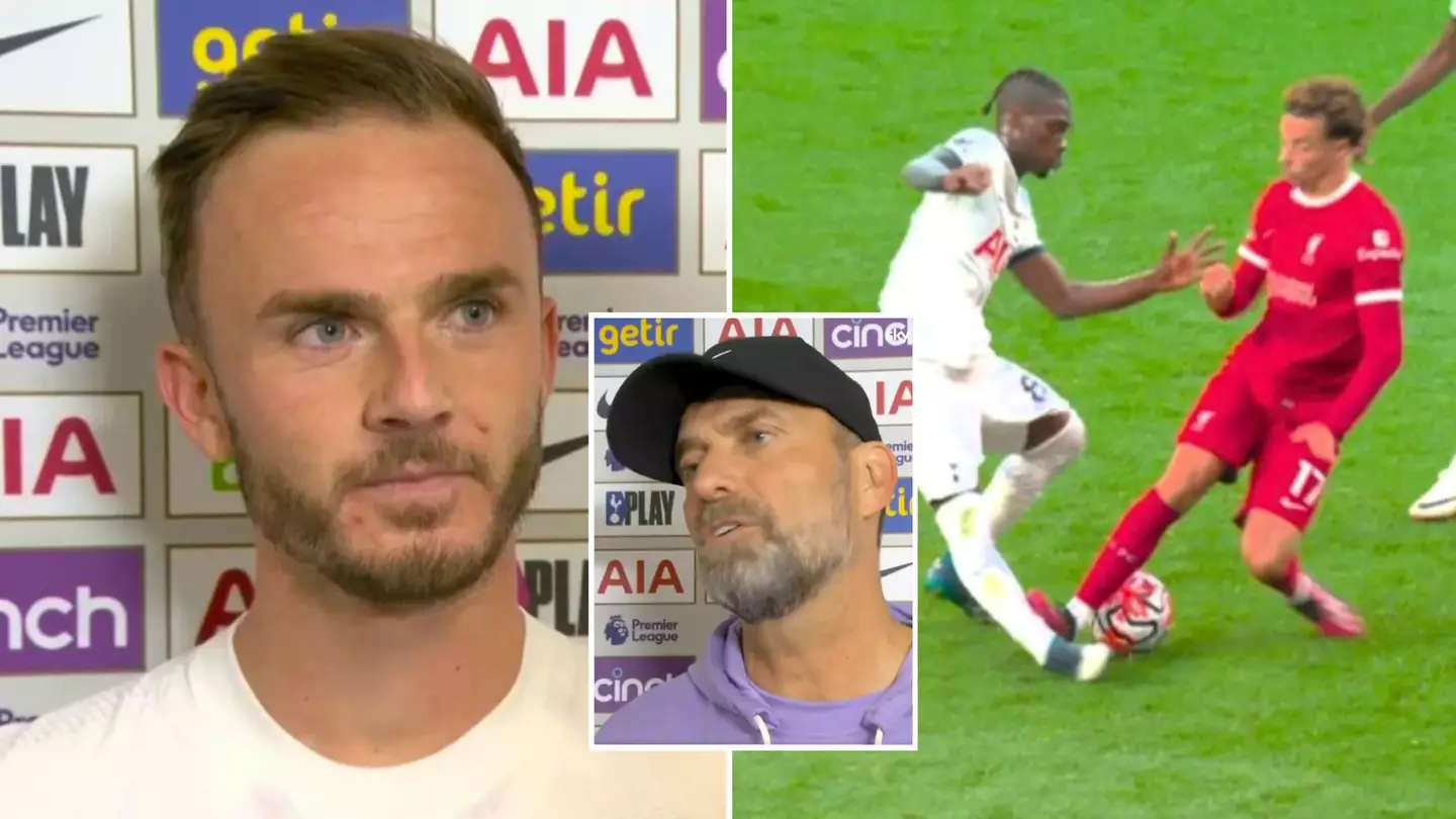 James Maddison 'throws dig' at Jurgen Klopp after being asked about Spurs vs Liverpool refereeing