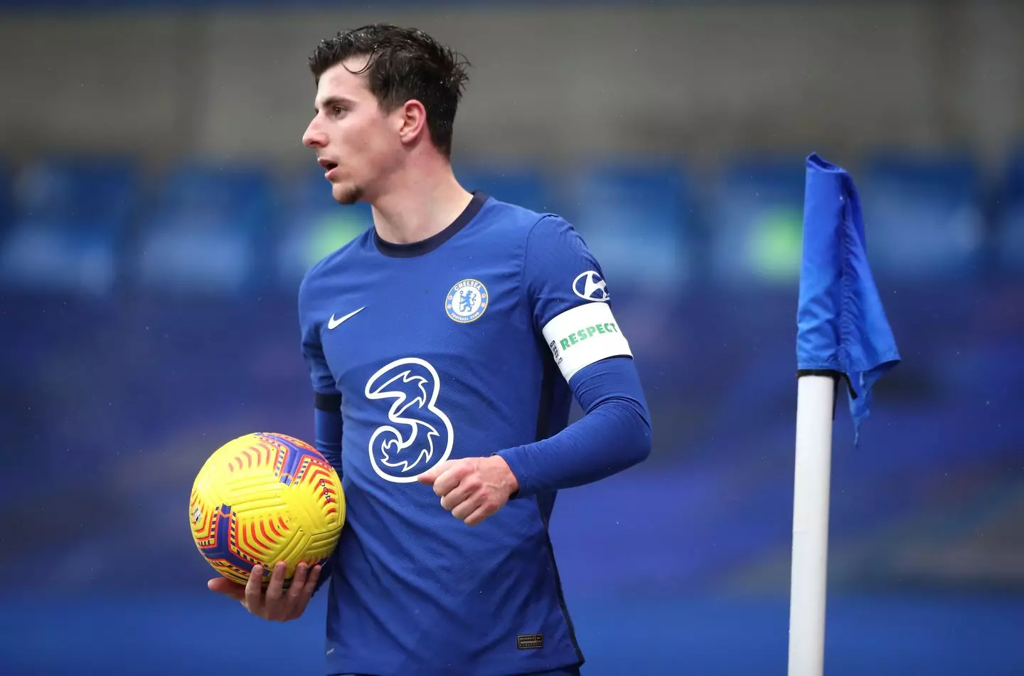 Mason Mount captained Chelsea in the past. (Alamy)