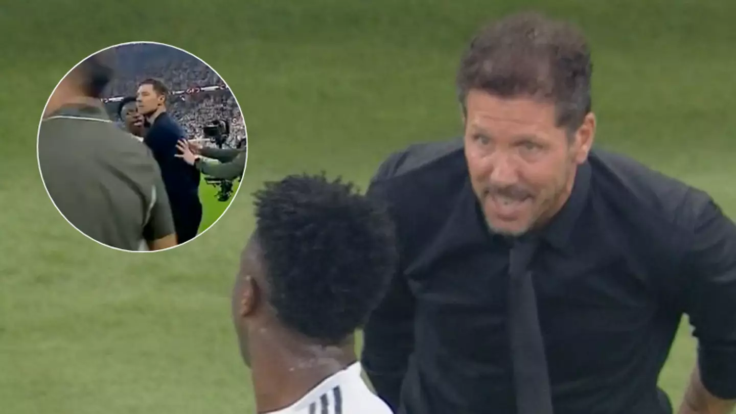 Vinicius Jr Had To Be Held Back After Diego Simeone's Brutal Touchline Comment