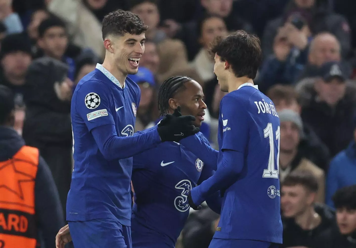 Kai Havertz celebrates scoring for Chelsea. Image: Alamy