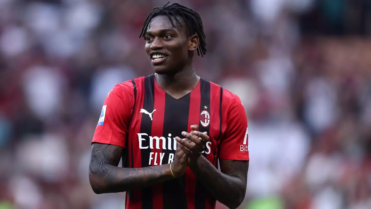 Rafael Leao in action for AC Milan. (Alamy)