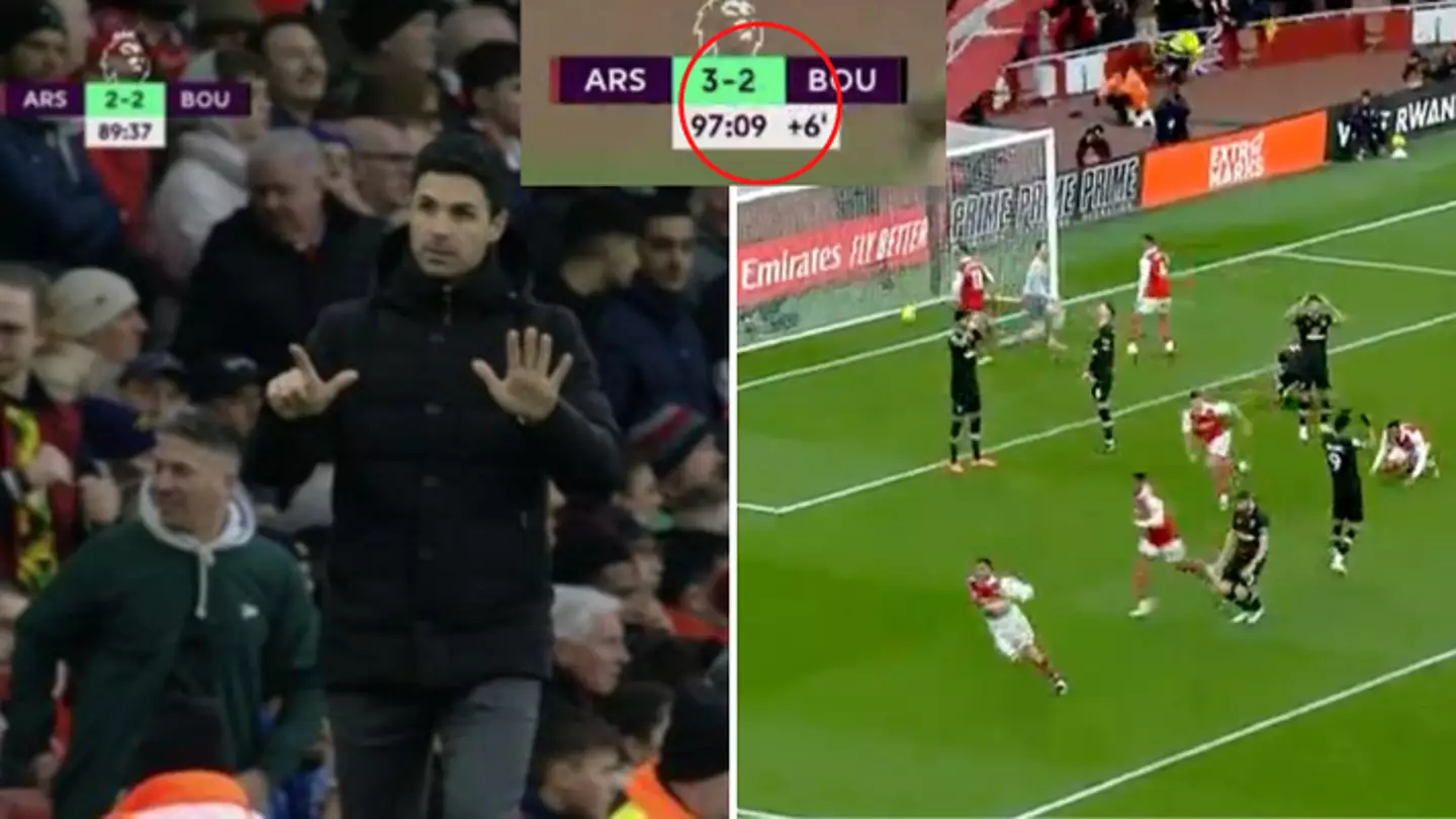 Fans think the Premier League is rigged after Arsenal’s late comeback against Bournemouth