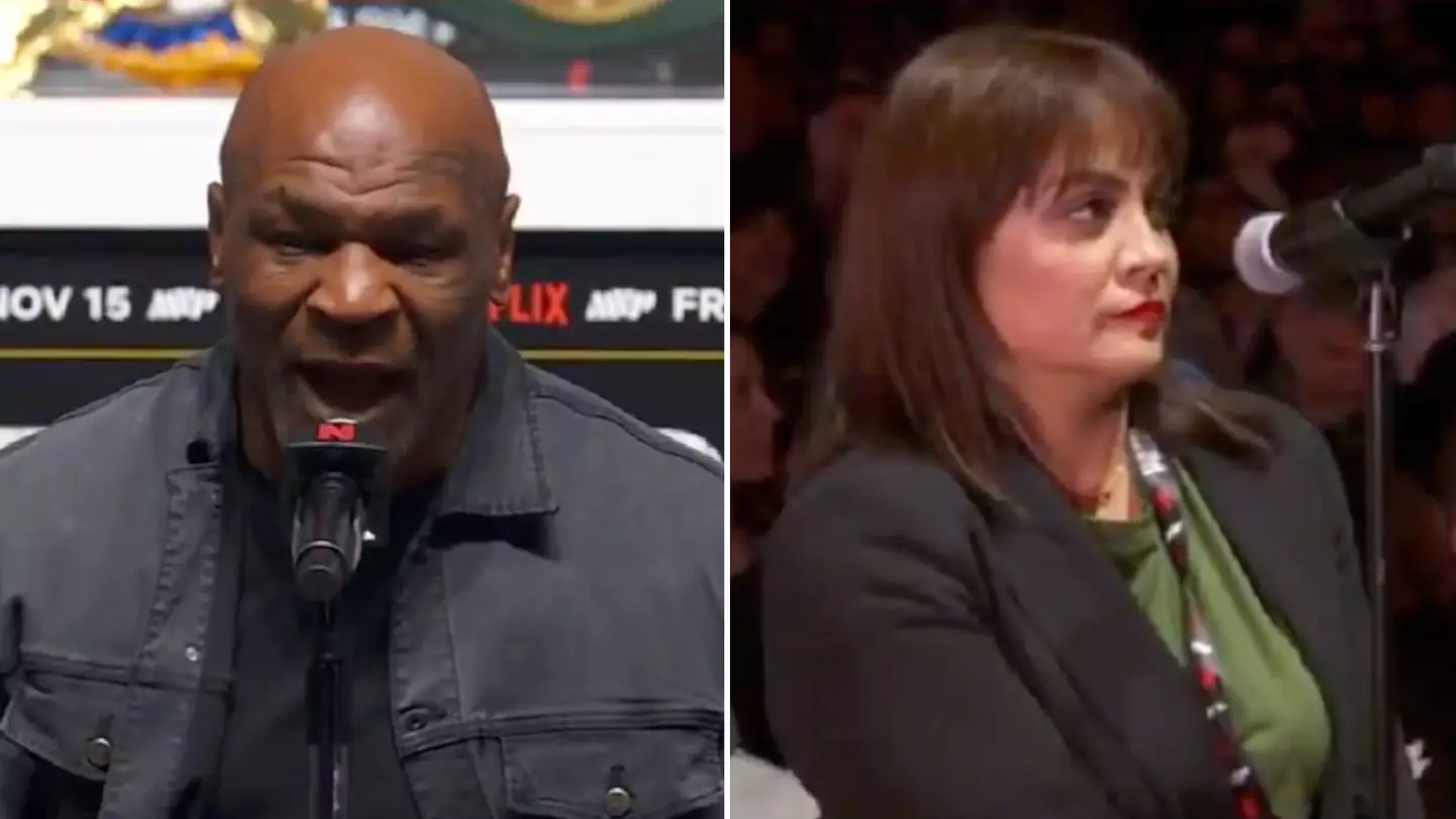 Mike Tyson leaves entire audience in awe with brutal response to reporter during press conference for Jake Paul fight