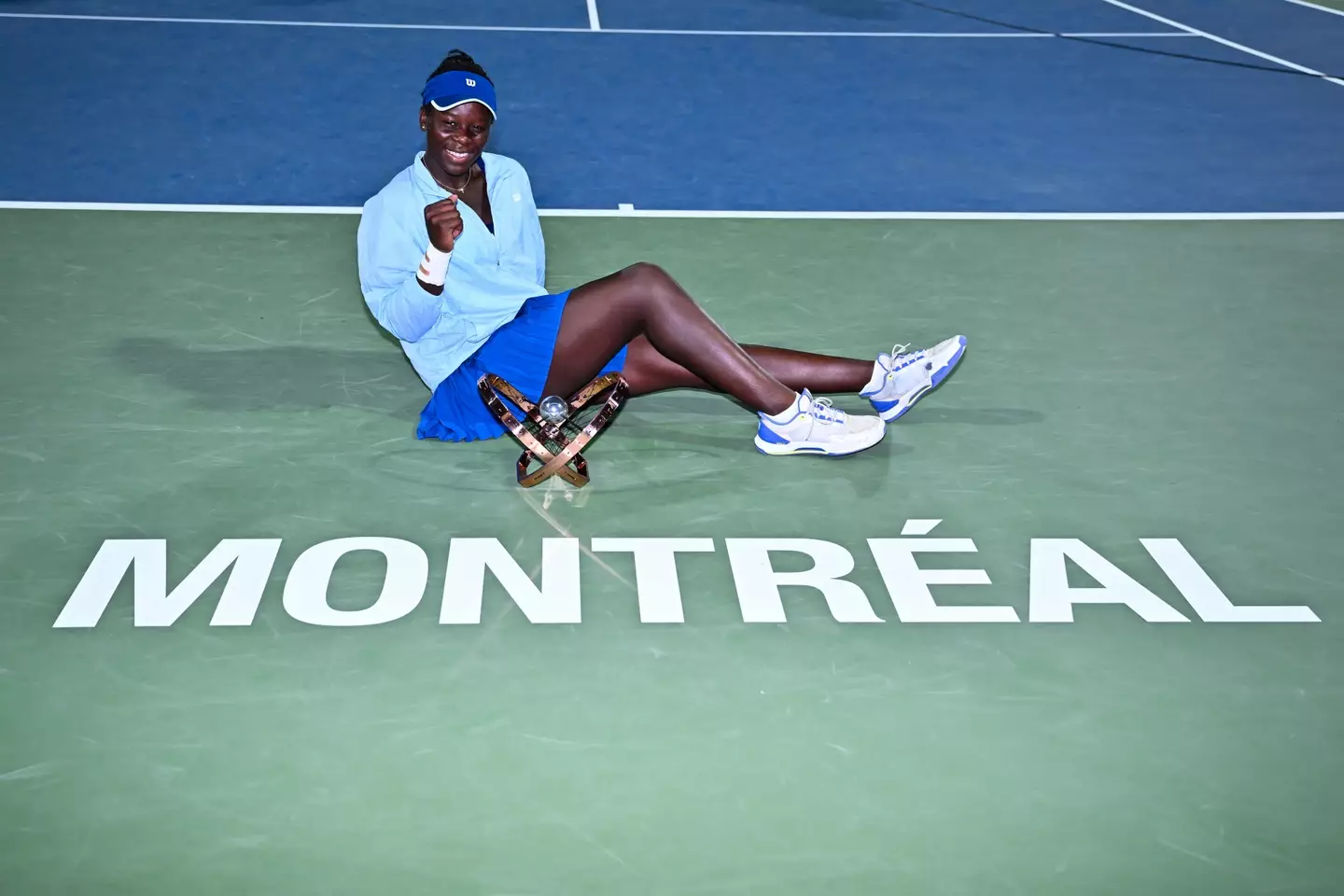 Victoria Mboko has won the Canadian Open. Image: Getty