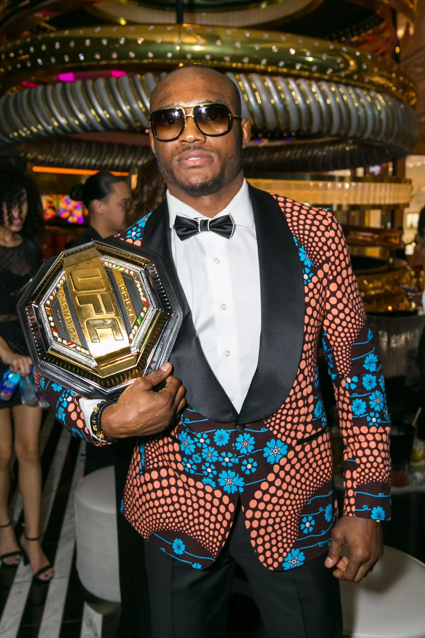 Usman defender his UFC welterweight title against Colby Covington in their rematch at UFC 268 (Image: Alamy)