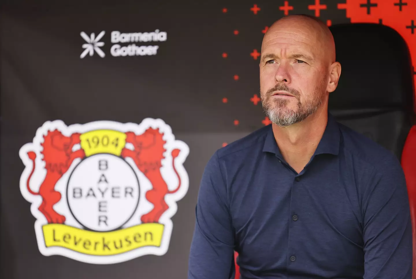 Ten Hag has been sacked by Leverkusen after just three months in charge. Image credit: Getty
