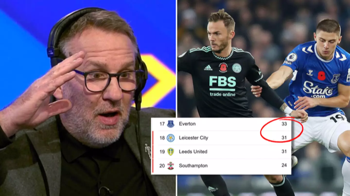 Paul Merson has predicted both Leicester and Everton to stay up despite the fact it can't happen