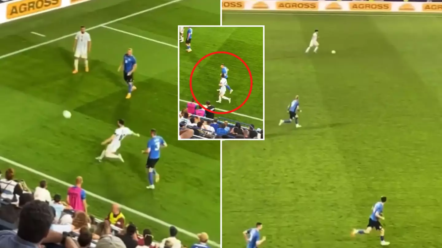 Lionel Messi Completely Destroyed Estonia's Press With A Genius Pass, His Football IQ Is Something Else