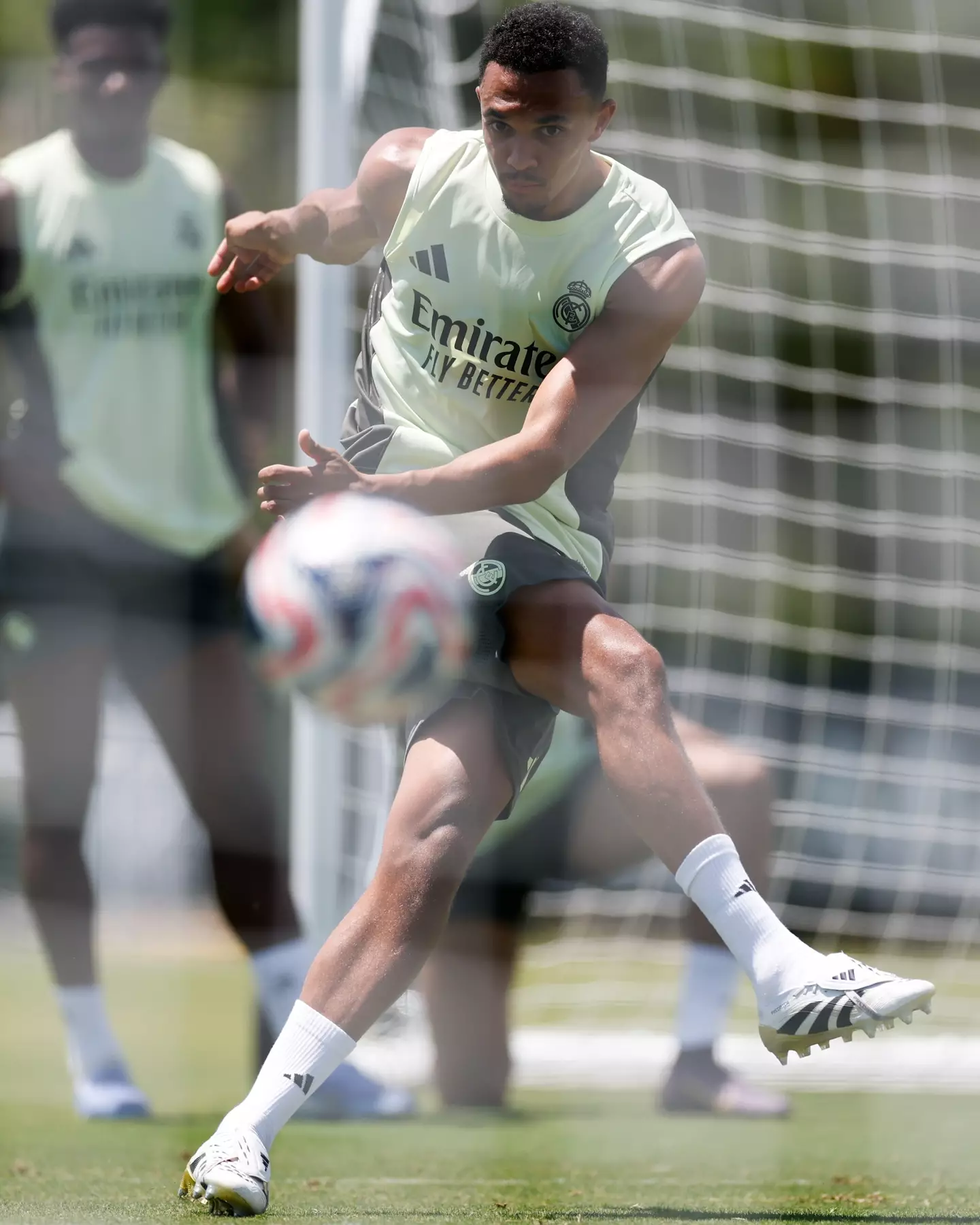 Trent Alexander-Arnold has been enjoying Real Madrid training. Image: Getty