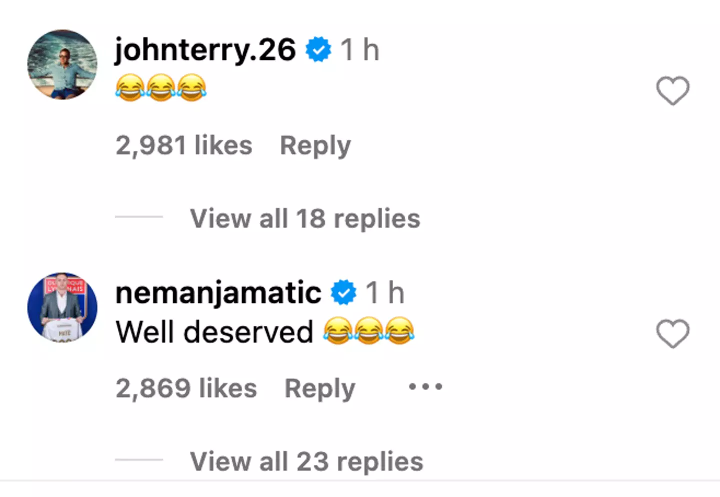 Image credit: Instagram/josemourinho