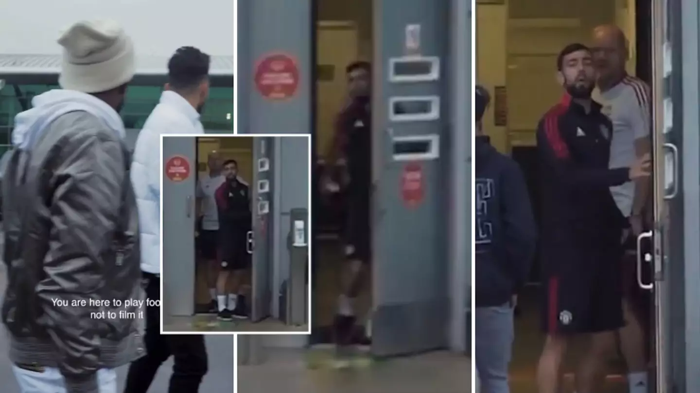 ‘You Are Here To Play Football, Not To Film It’ Bruno Fernandes Fumes At Manchester United Duo