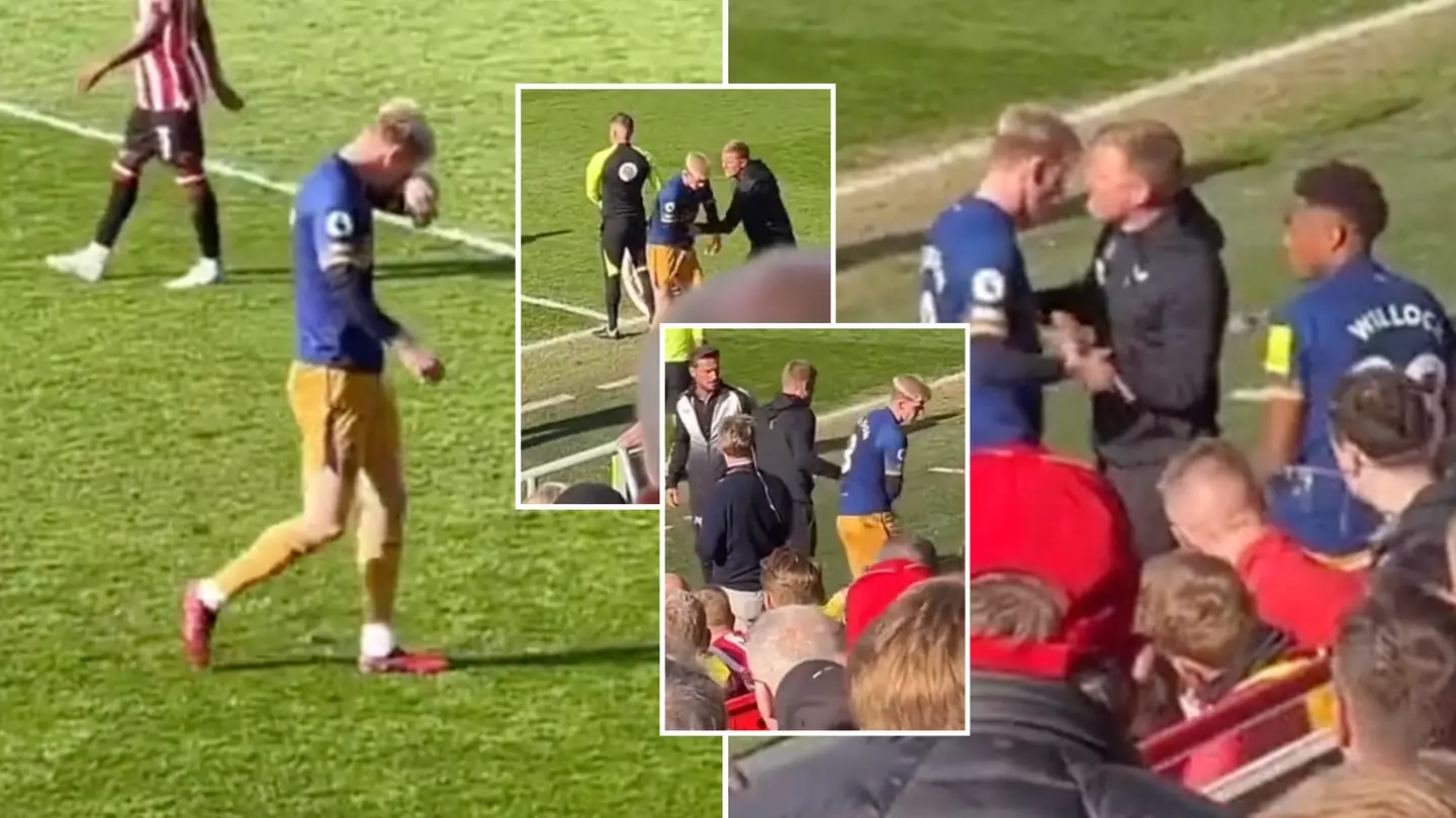 Anthony Gordon absolutely lost his head when he was substituted, clashed with Eddie Howe