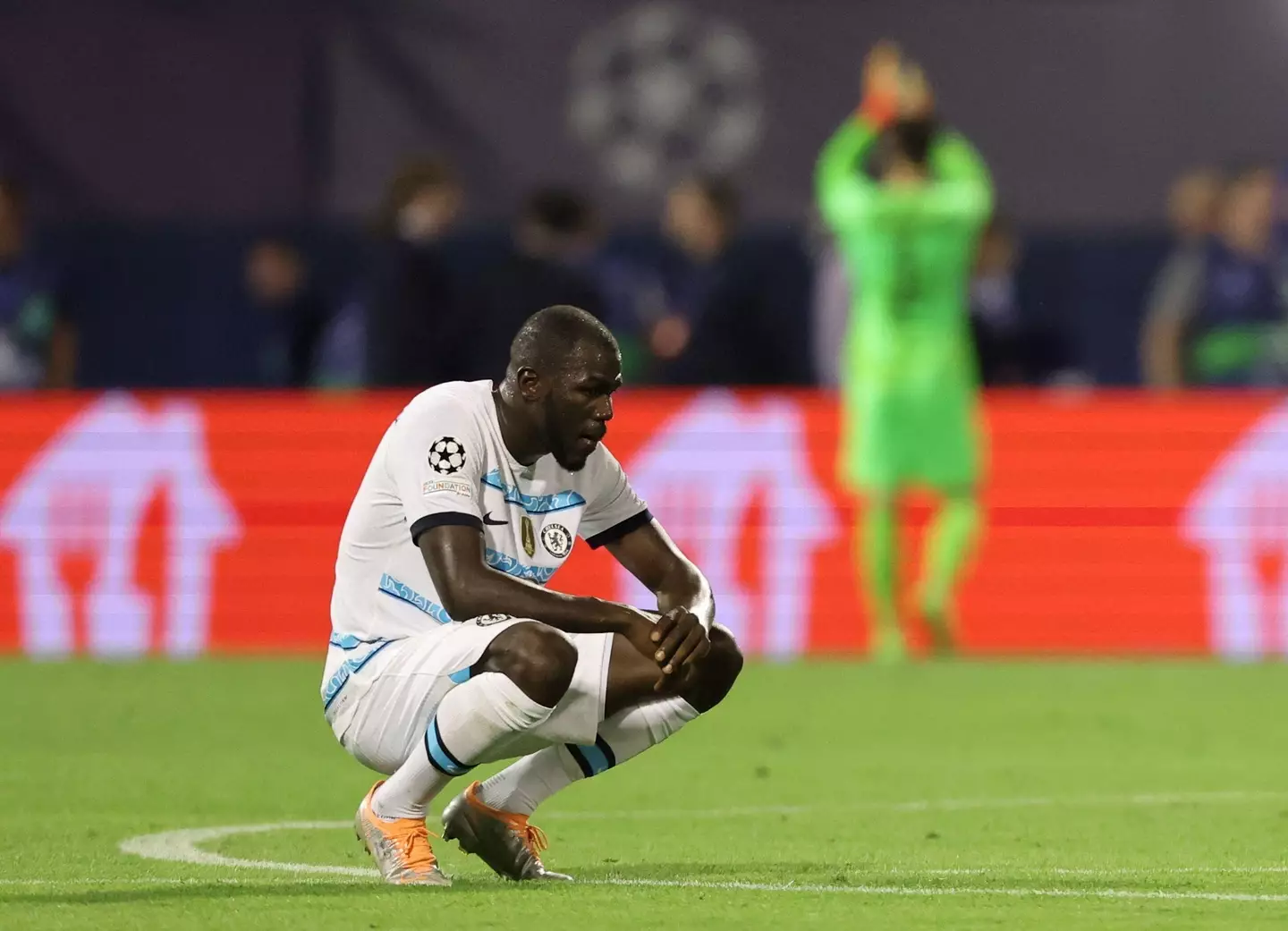 Kalidou Koulibaly after Chelsea suffered a 1-0 defeat in the Champions League to Dinamo Zagreb. (Alamy)