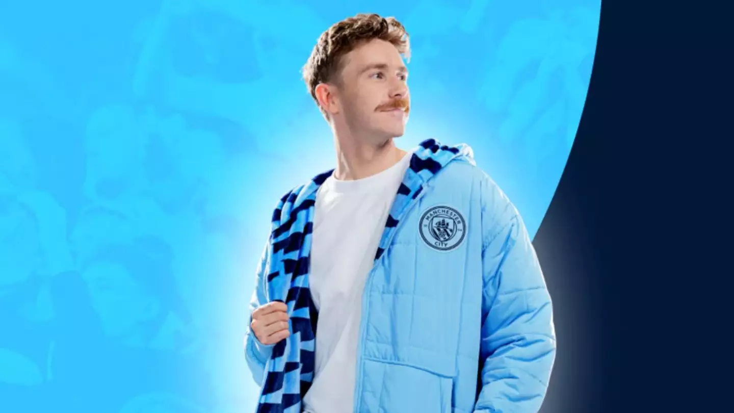 Man City fans can finally keep warm in the stands with limited-edition wearable blanket