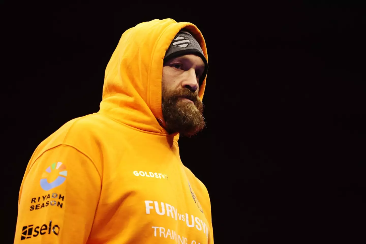 Tyson Fury has sported a thick beard this week (Credit:Getty)