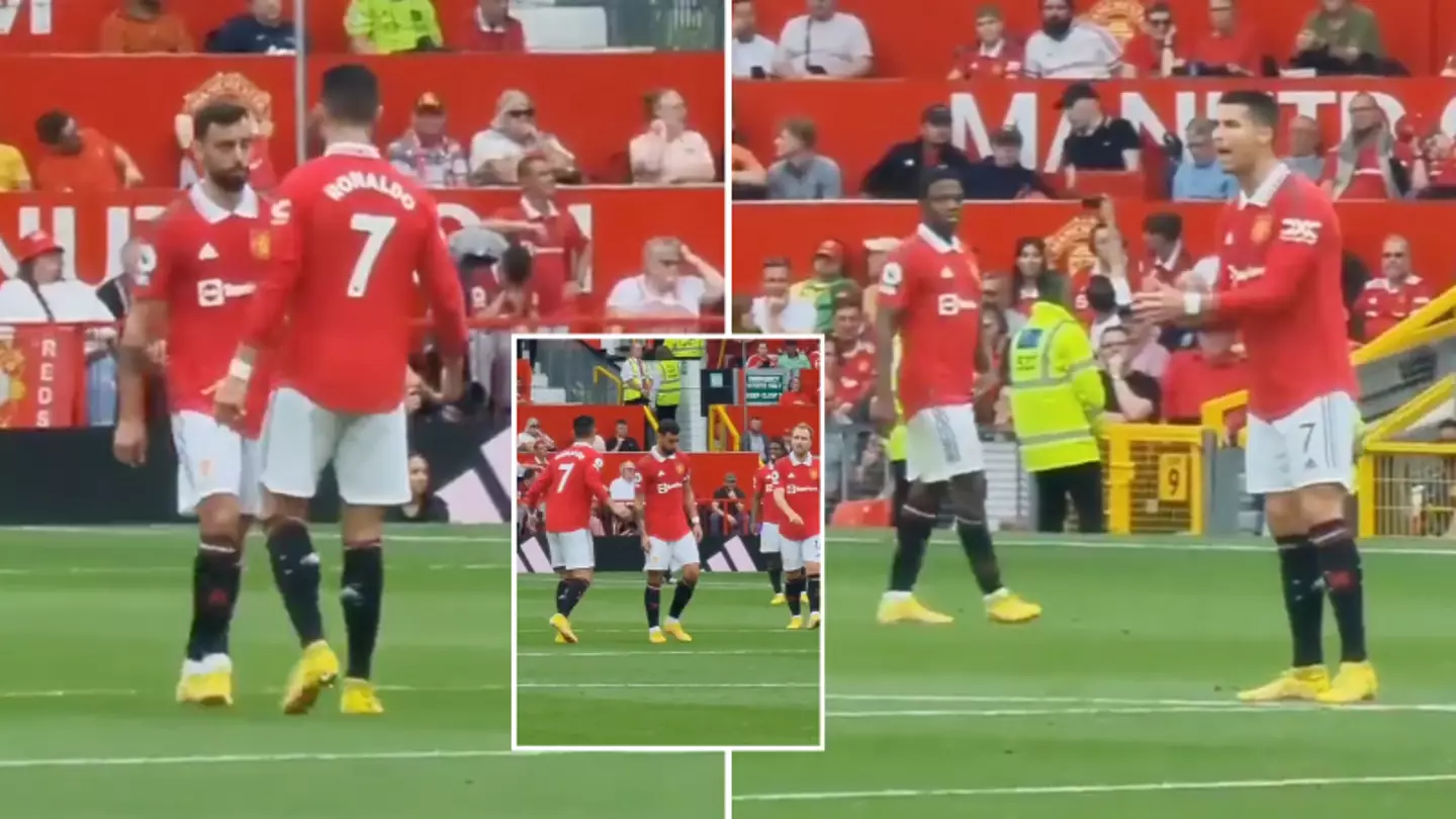 Footage of Cristiano Ronaldo 'being a true leader' after Bukayo Saka's equaliser emerges