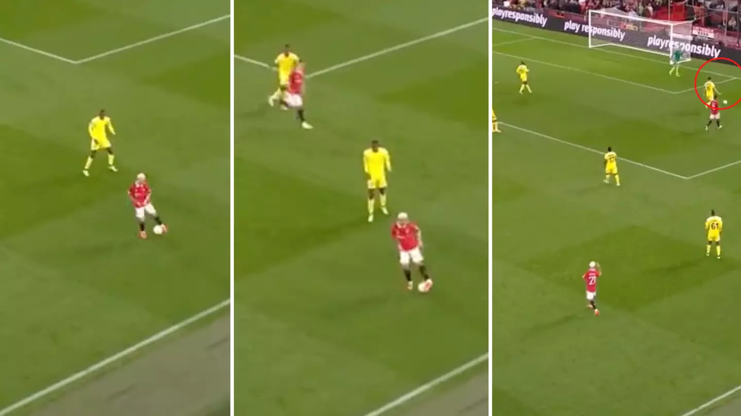 'Embarrassing' - Antony performs trademark spin, Robbie Savage furiously reacts