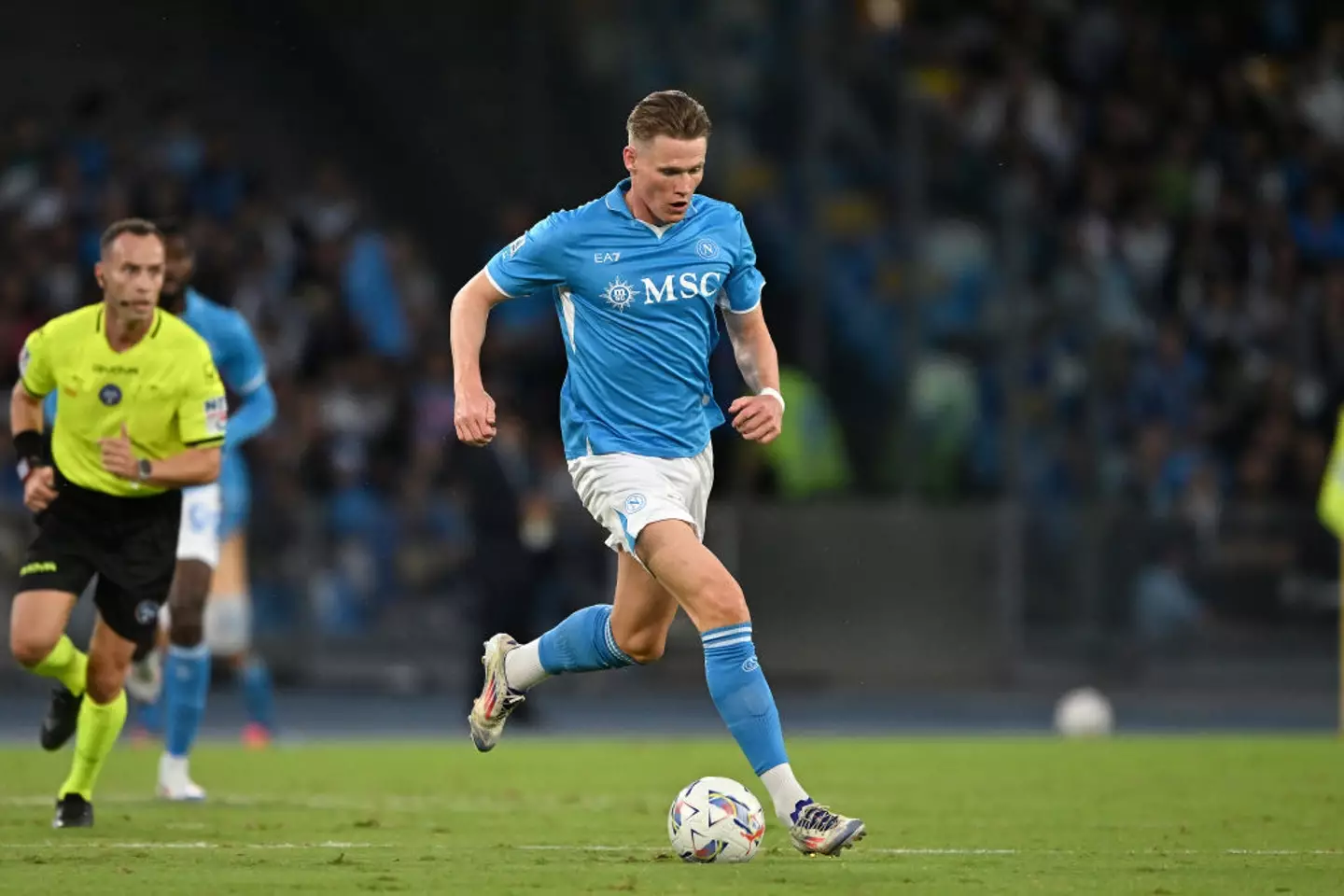 Scott McTominay has impressed at Napoli (Image:Getty)