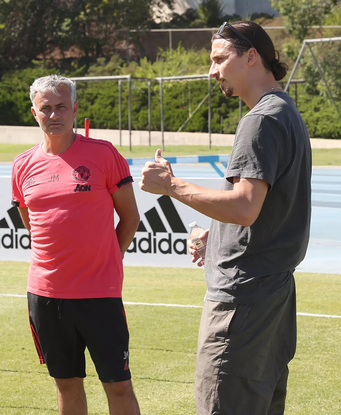 Mourinho and Ibrahimovic have a special relationship and worked together at two clubs. Image: Getty
