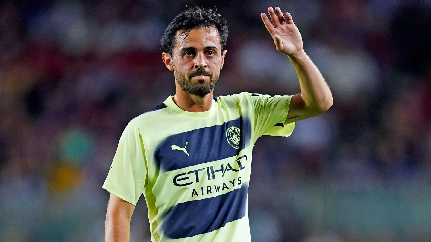 Bernardo Silva for Manchester City at Barcelona's Camp Nou.