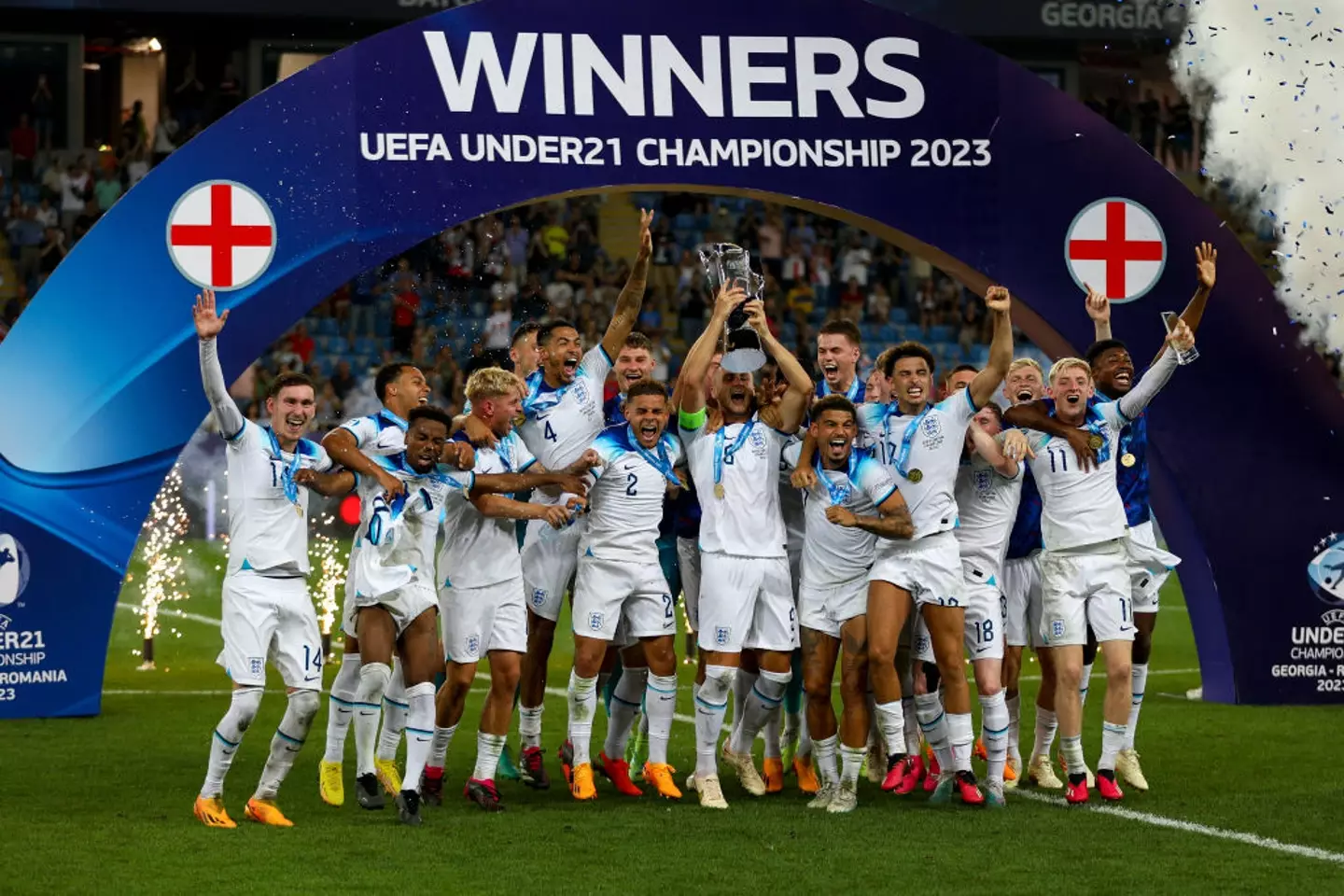England won the last U21 Euros back in 2023. (Image: Getty)