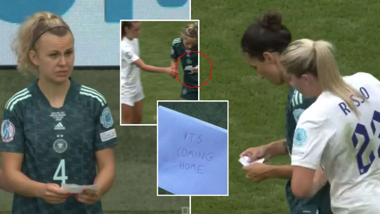 Ella Toone And Alessia Russo Spotted Reading Germany's Tactics Note, It's Become A Meme