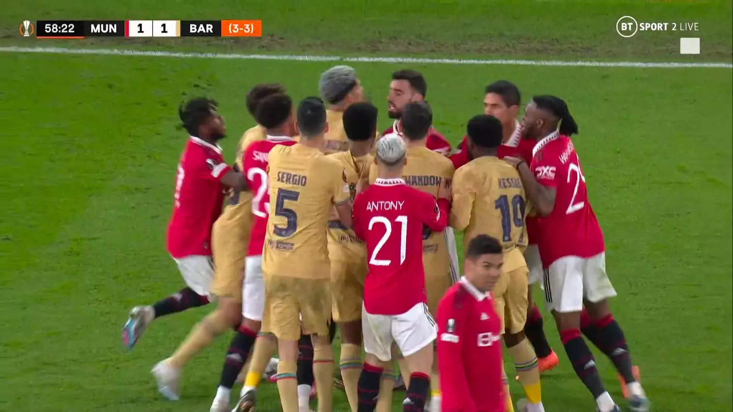 Casemiro was not having it. (Image