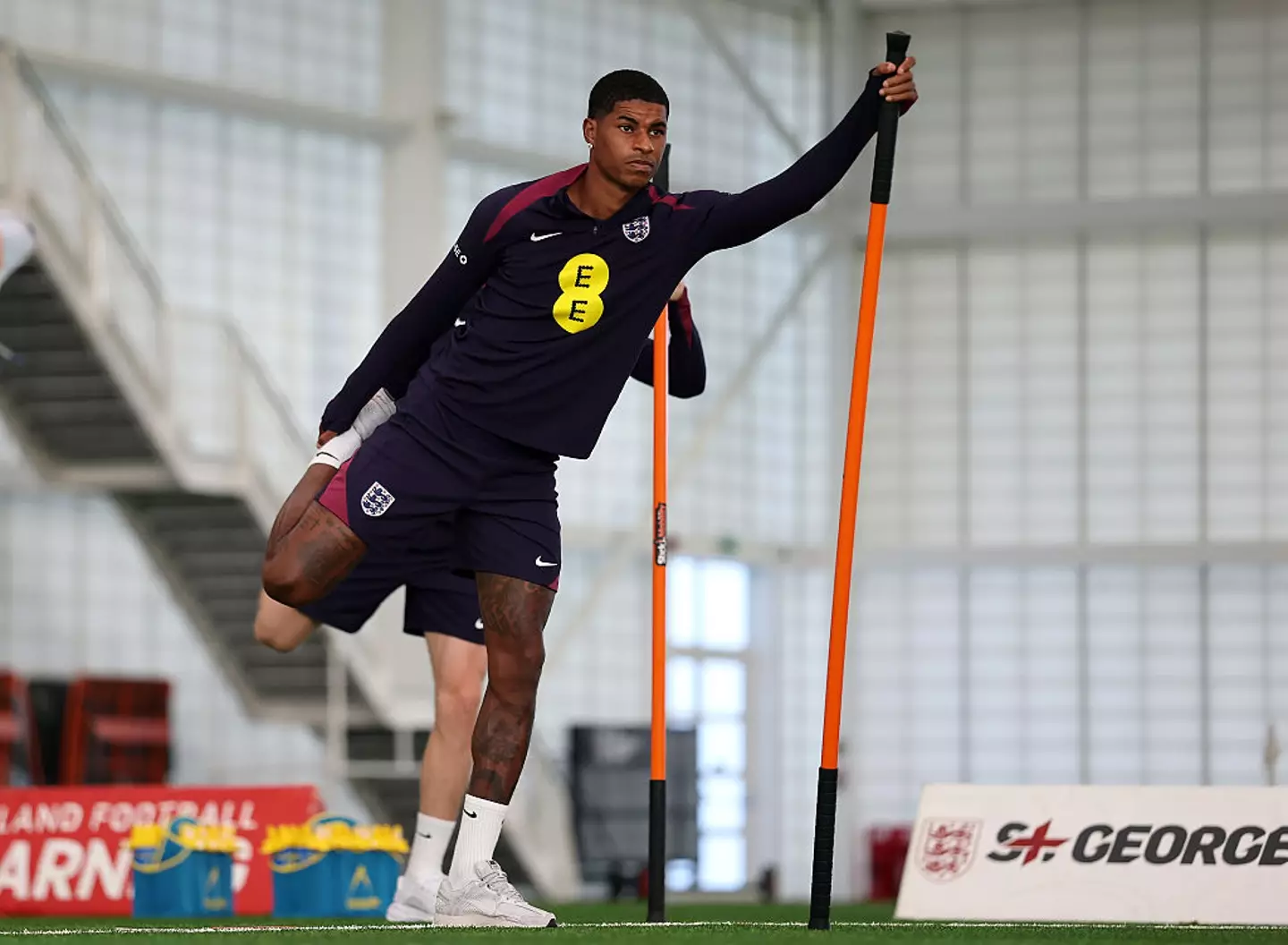 Marcus Rashford is currently on England duty (Credit:Getty)