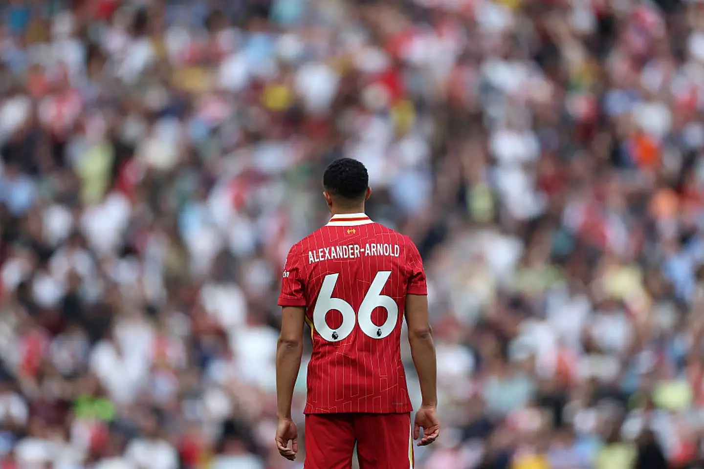 Trent Alexander-Arnold is expected to join Real Madrid in the summer. (Image: Getty)