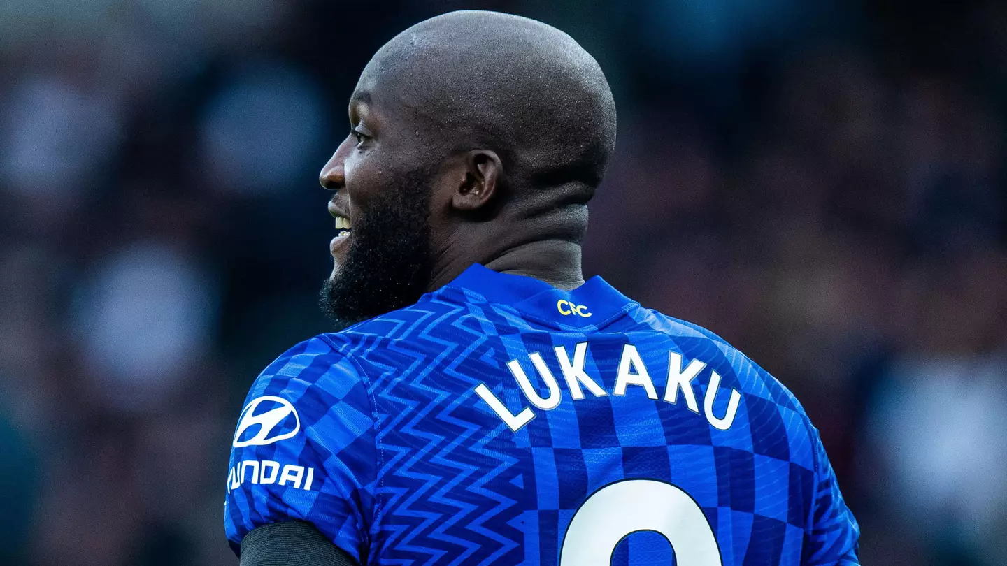 Romelu Lukaku playing for Chelsea against Tottenham Hotspur. (Alamy)