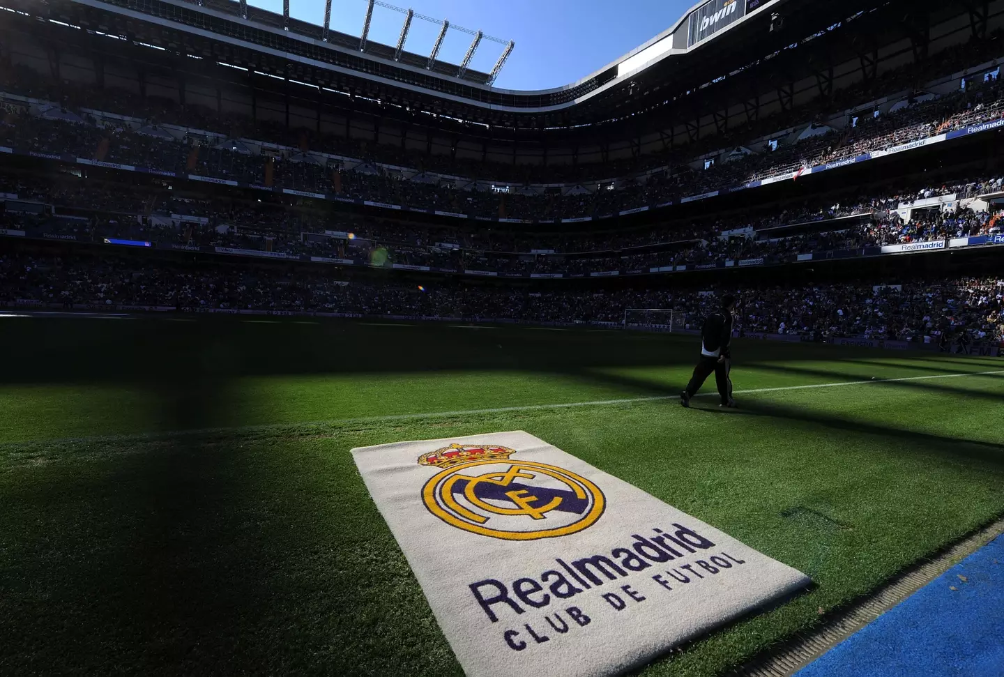 Real Madrid's Santiago Bernabeu. Image: Getty 