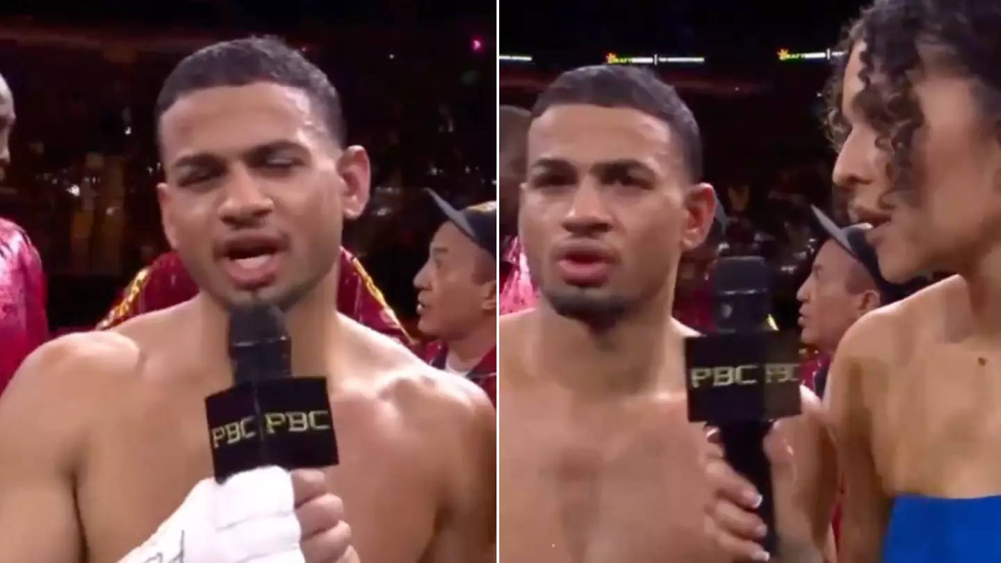 Boxer 'completely out of it' gives post-fight interview after getting knocked out, footage is worrying