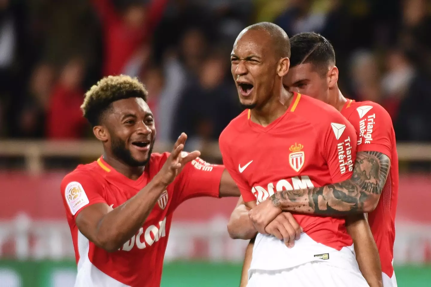 Fabinho was a key member of Monaco's first title win for 17 years. Image: Getty