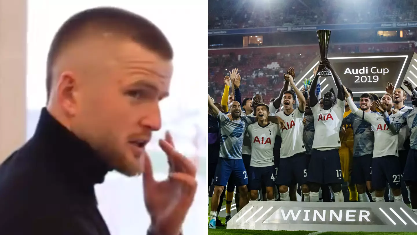 Eric Dier mocked for 'trying to flex his Audi Cup win' at Bayern Munich's training ground