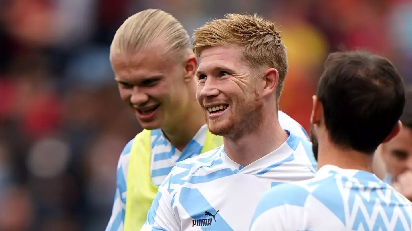 Kevin De Bruyne and Erling Haaland, Manchester City