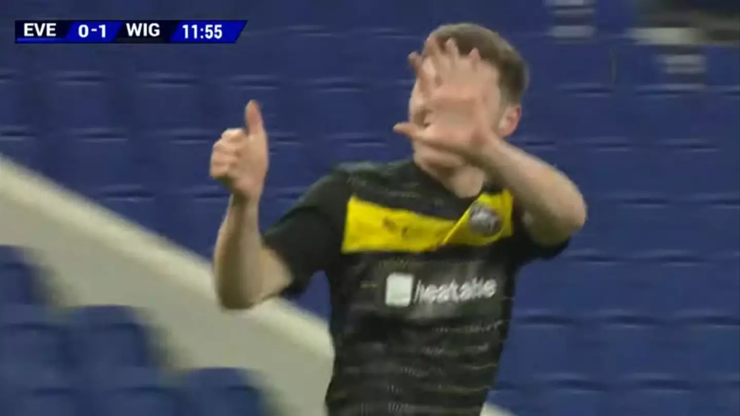 Player who mocked Everton with viral celebration after scoring first goal at new stadium breaks his silence