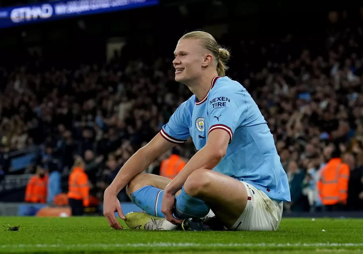 Haaland has scored 52 goals in all competitions this season. Image: Alamy